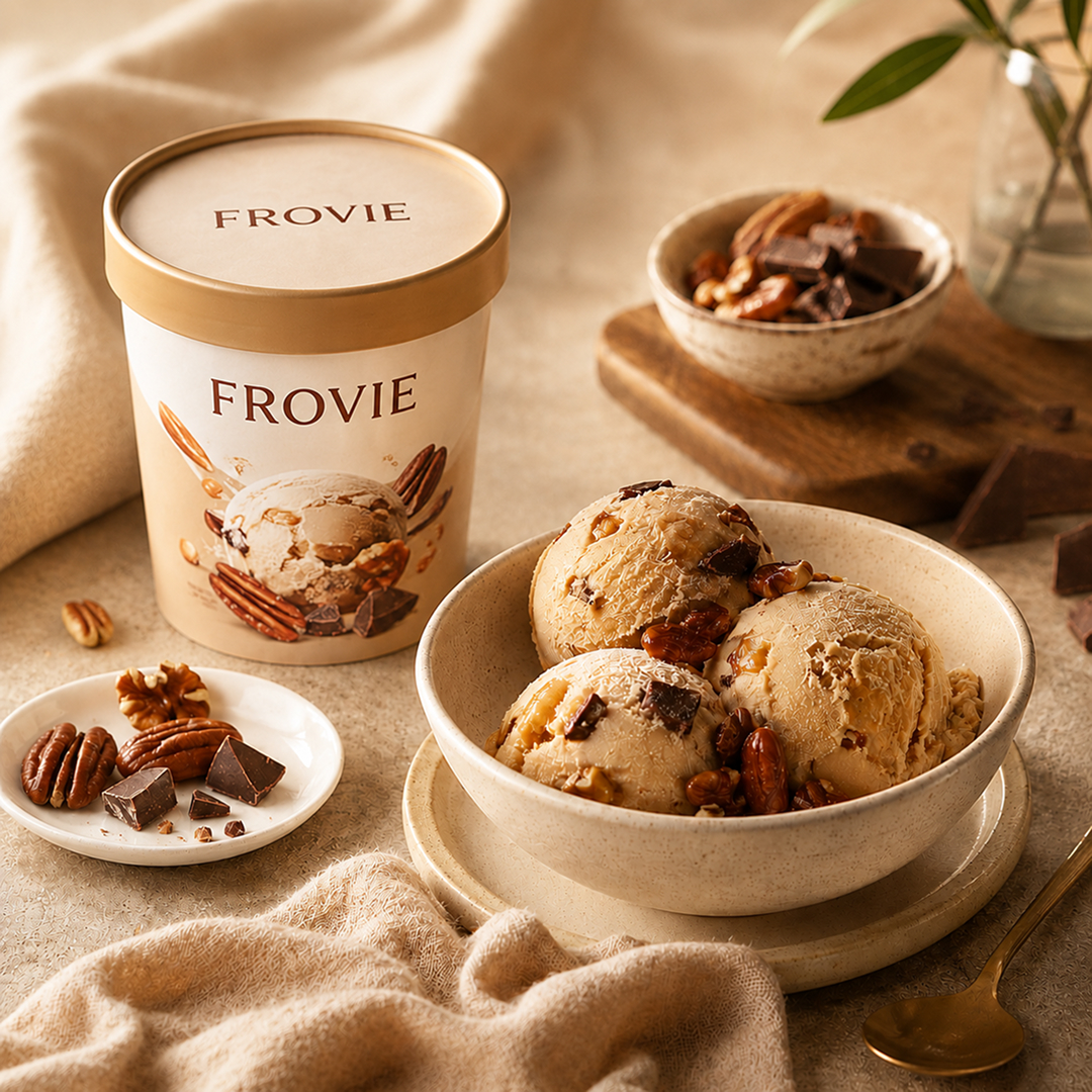 Irresistible ice cream product scene